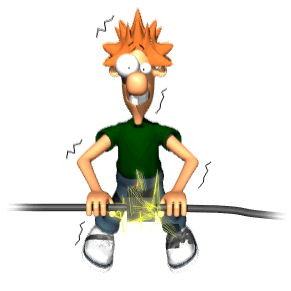 Mężczyzna zostaje porażony prądem